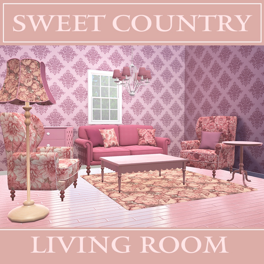 【3D】Living Room -Sweet Country-