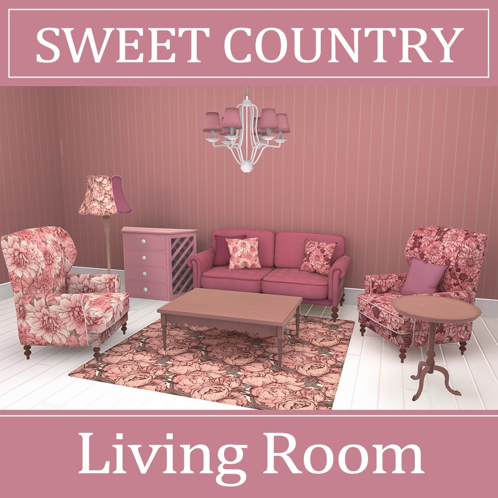 【3D】Living Room -Sweet Country-