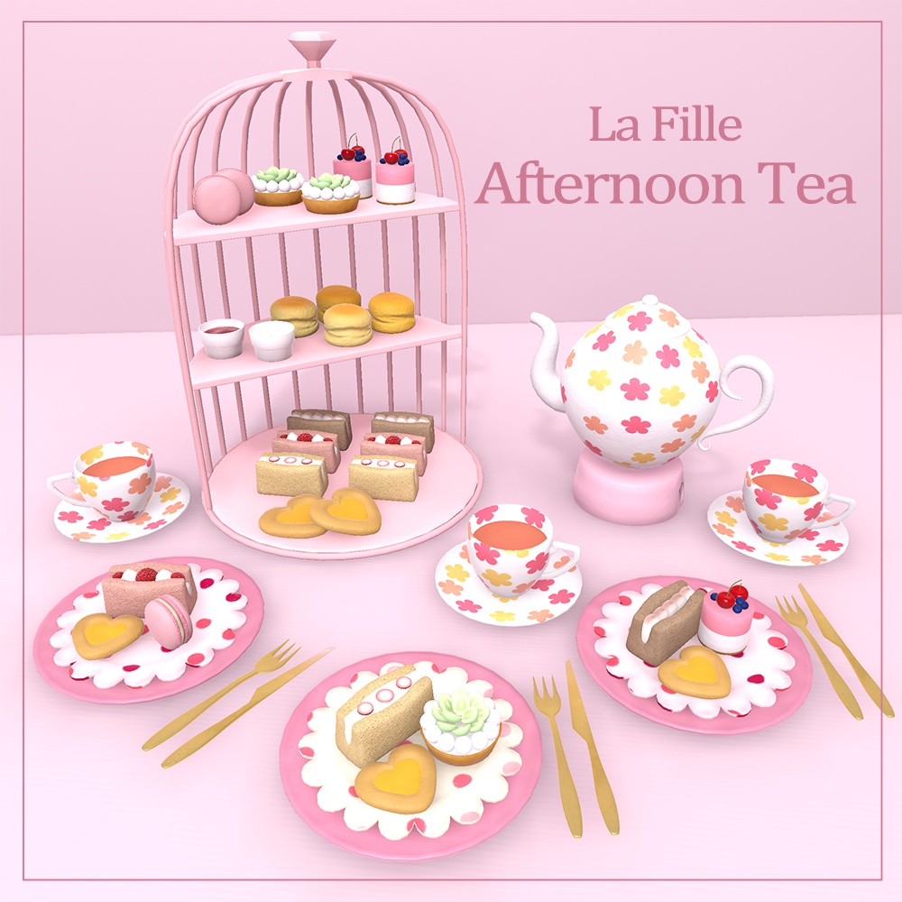【3D】La Fille Afternoon Tea