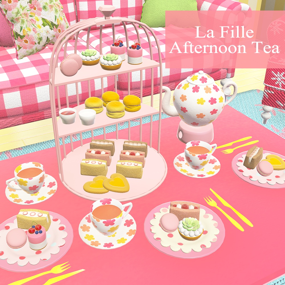 【3D】La Fille Afternoon Tea