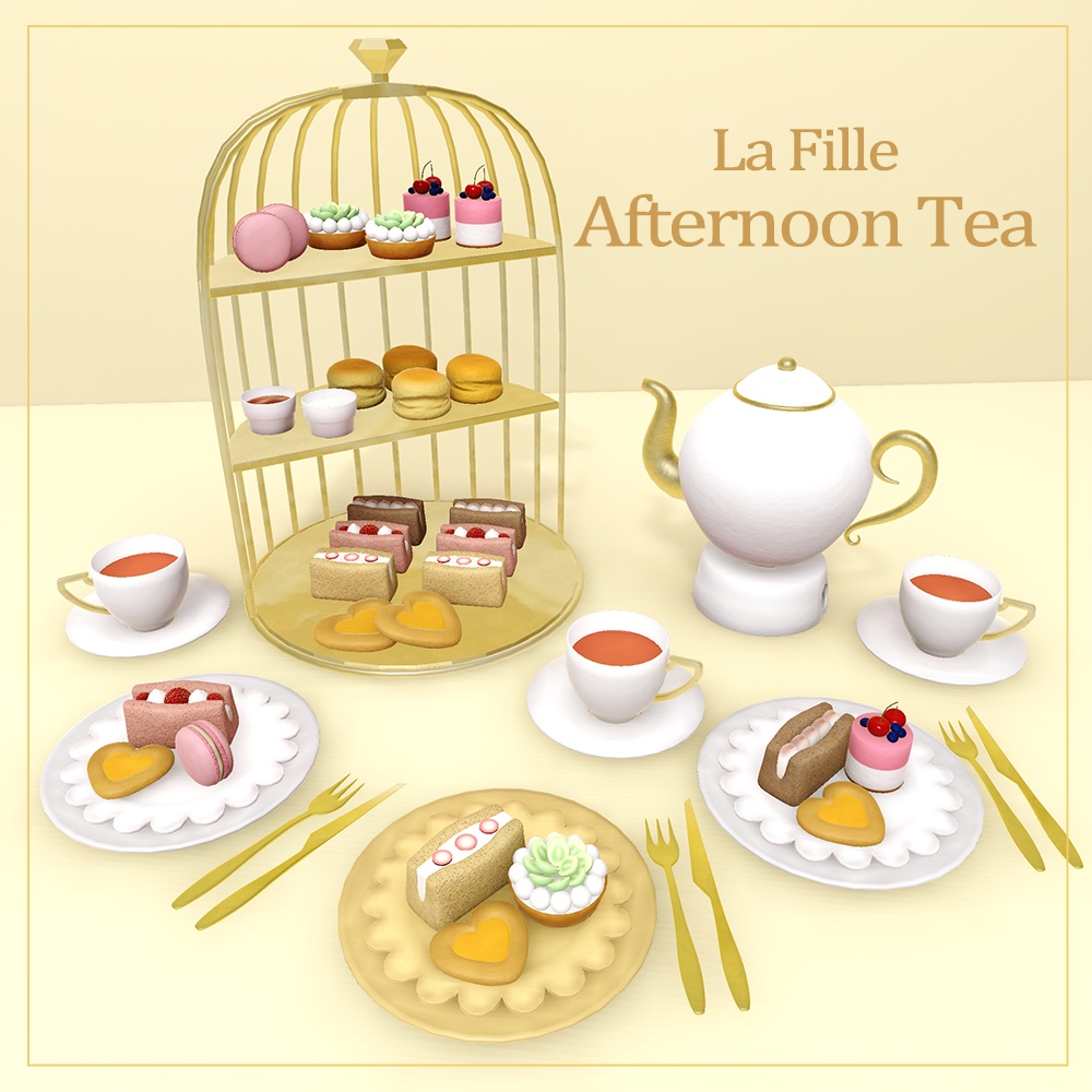 【3D】La Fille Afternoon Tea