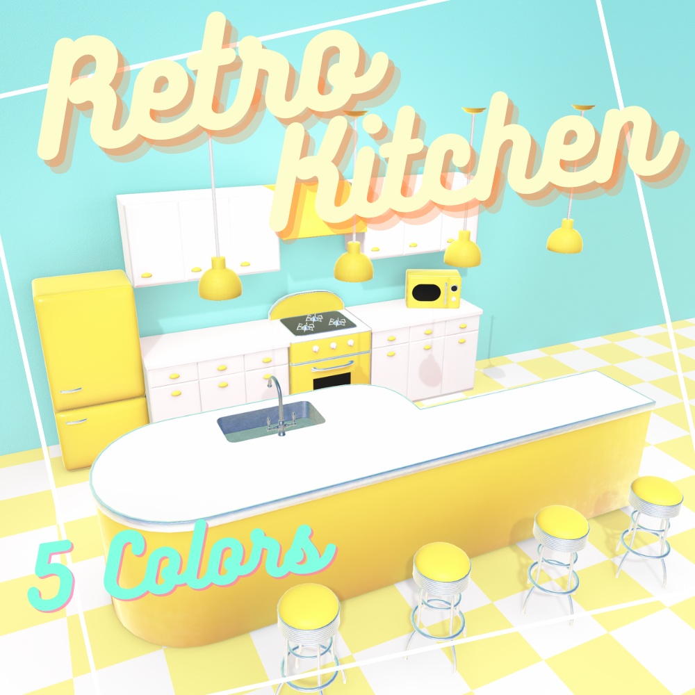 【3D】Retro Kitchen