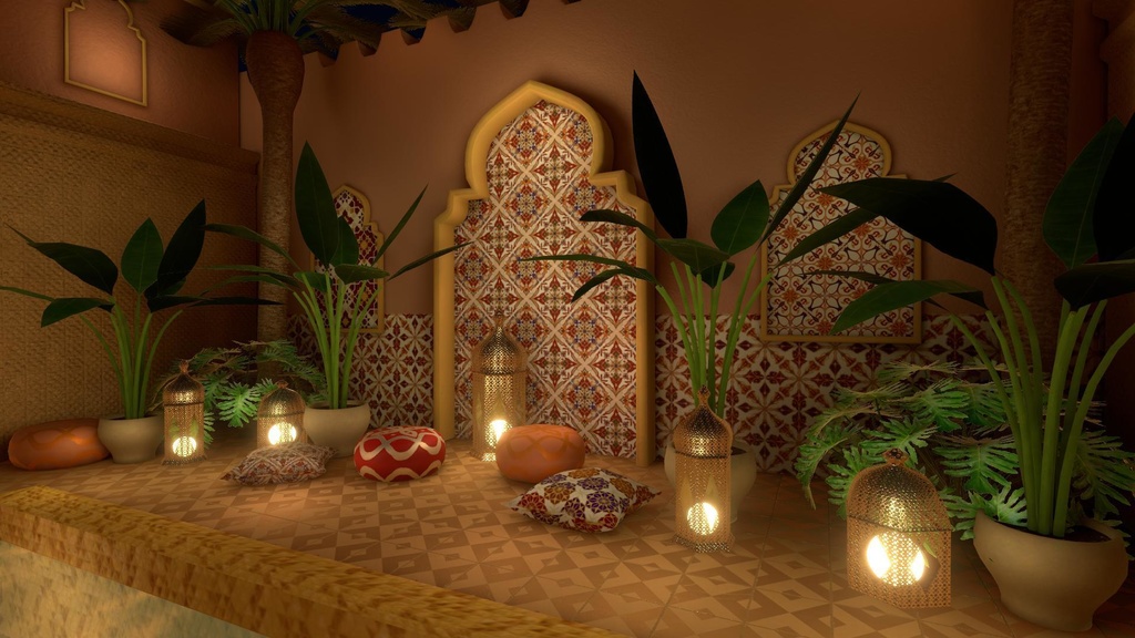 【World】Moroccan Pool House