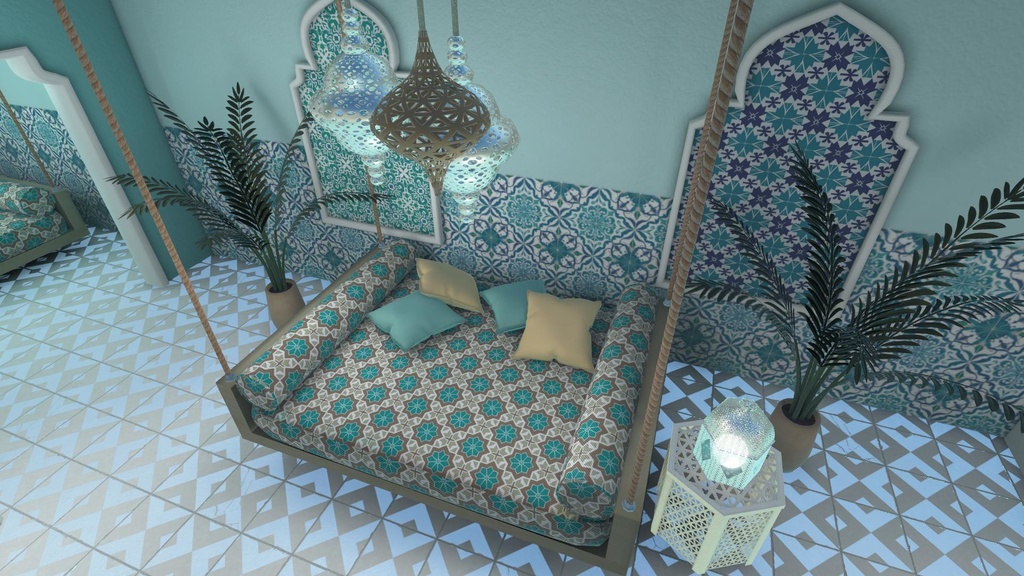 【World】Moroccan Pool House