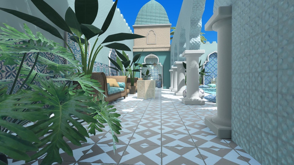 【World】Moroccan Pool House