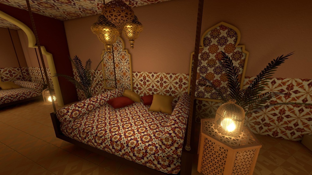 【World】Moroccan Pool House