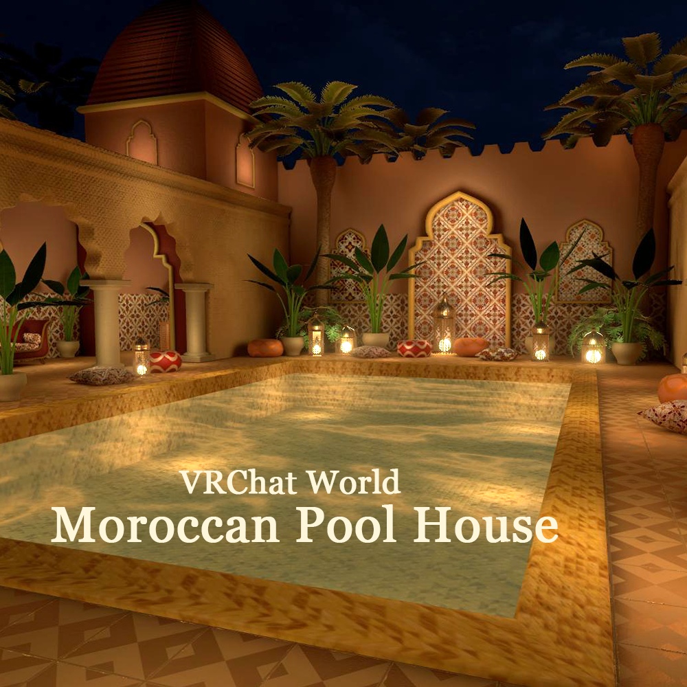 【World】Moroccan Pool House