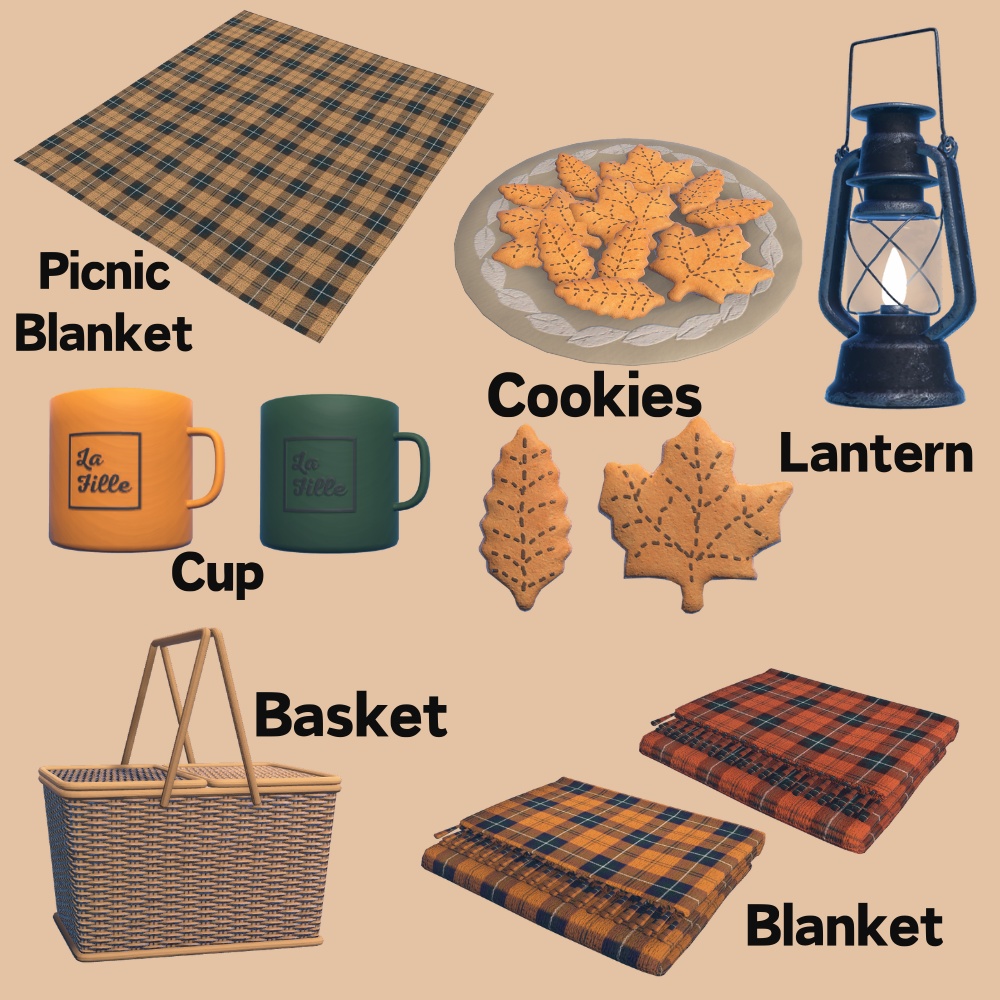 【3D】Maple Picnic