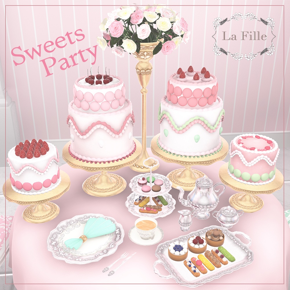 【3D】Sweets Party