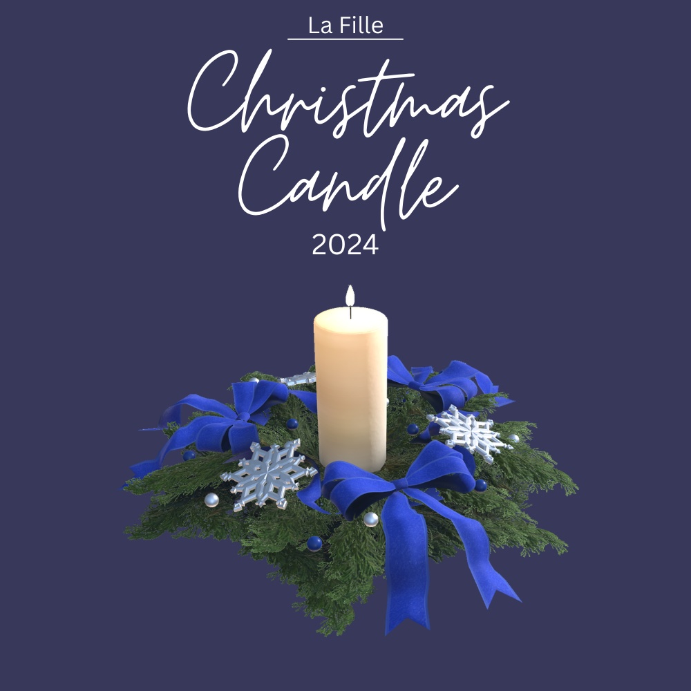 【3D】La Fille Christmas Candle 2024