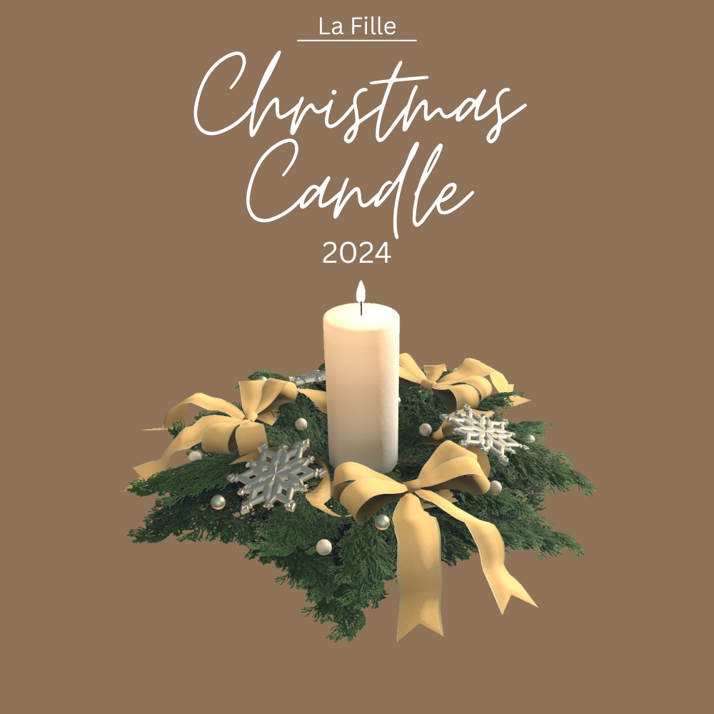 【3D】La Fille Christmas Candle 2024