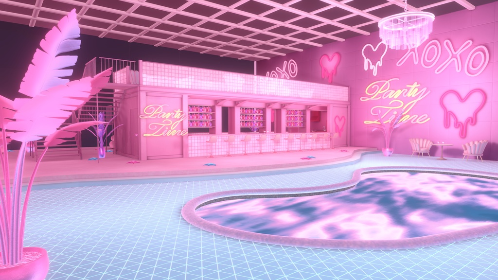 【World】Pink Pool Lounge