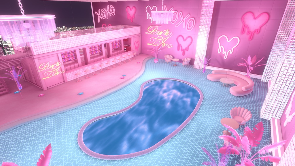 【World】Pink Pool Lounge