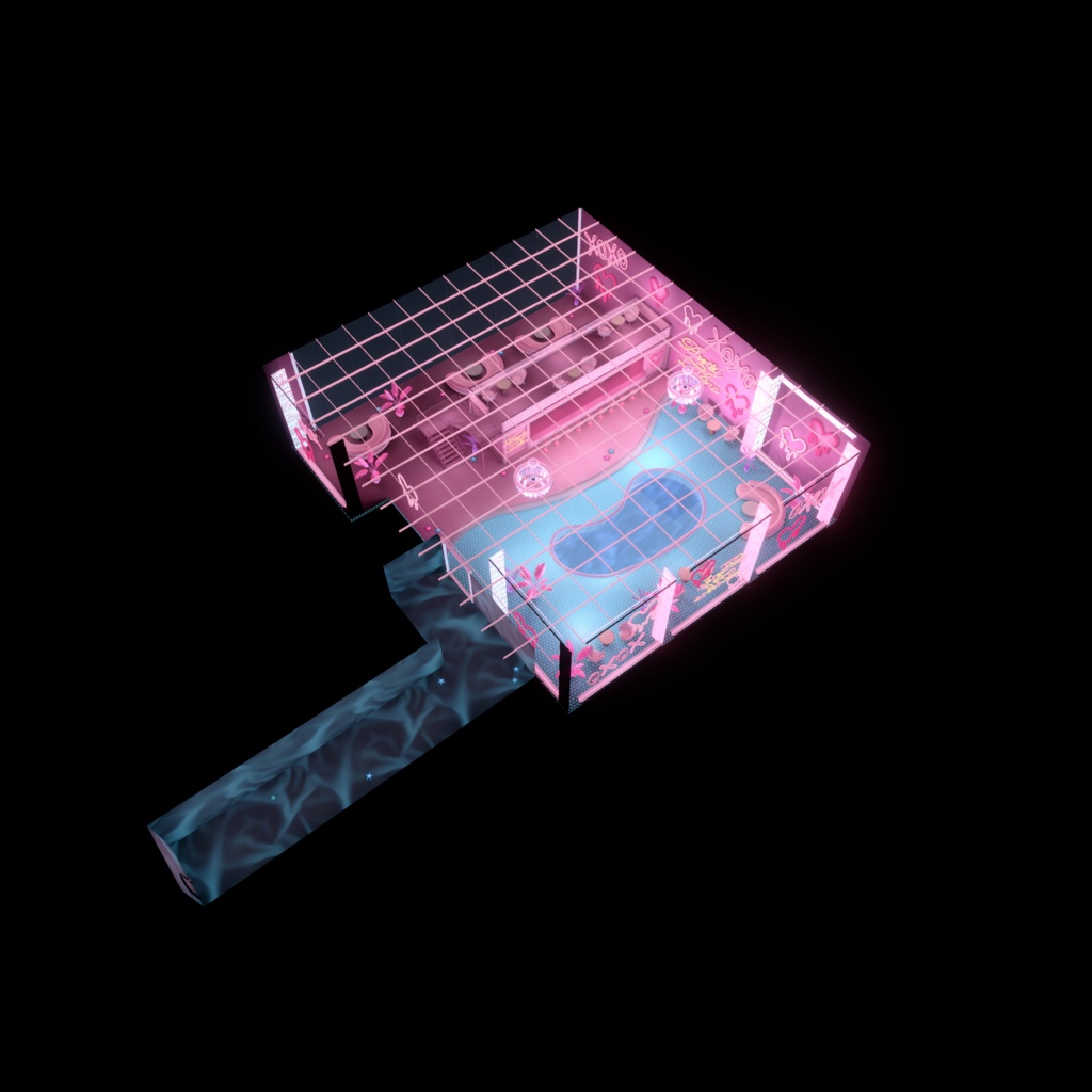 【World】Pink Pool Lounge