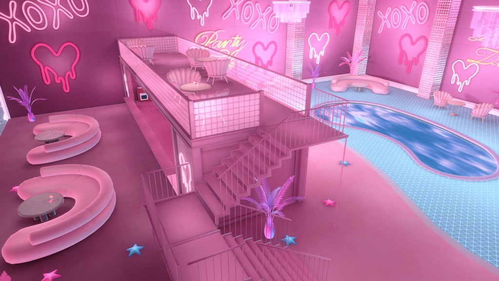 【World】Pink Pool Lounge