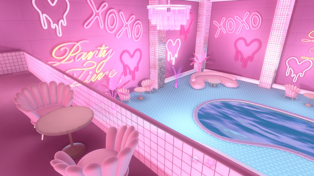 【World】Pink Pool Lounge