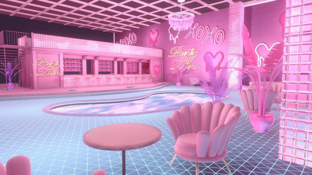 【World】Pink Pool Lounge