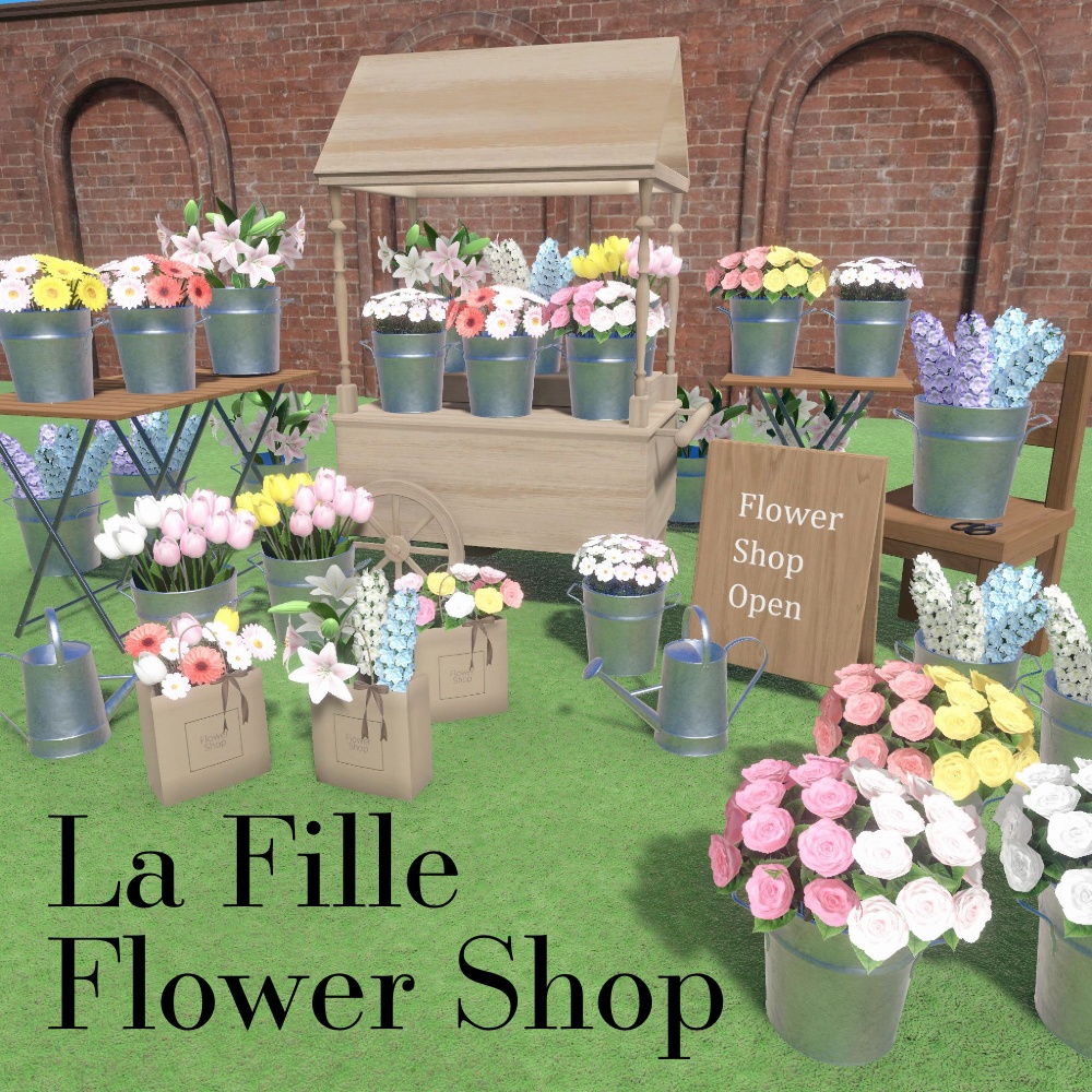 【3D】La Fille Flower Shop