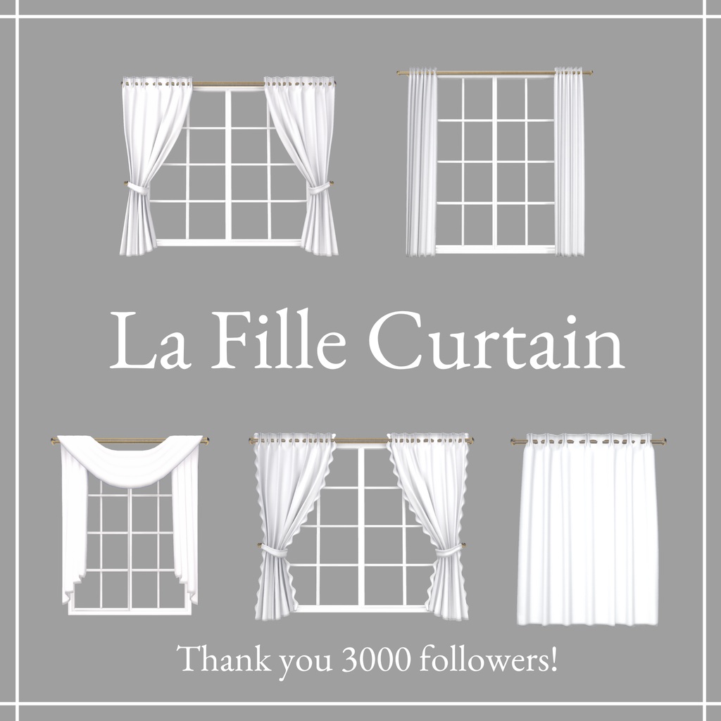 【無料】La Fille Curtain