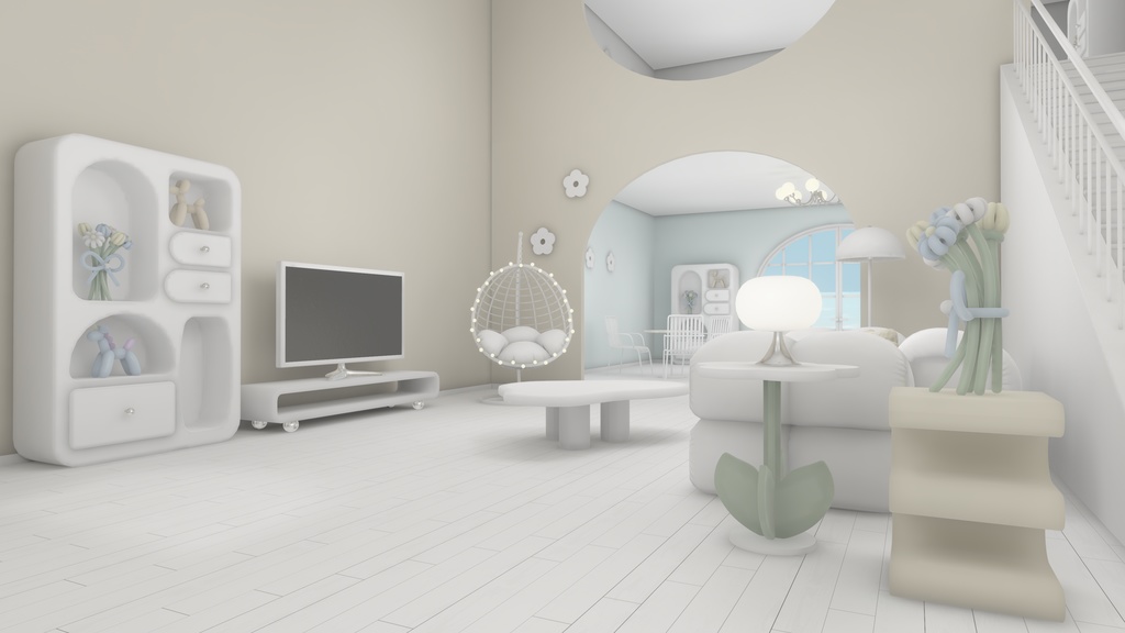 【World】Collection House 01 - Fluffy Room -