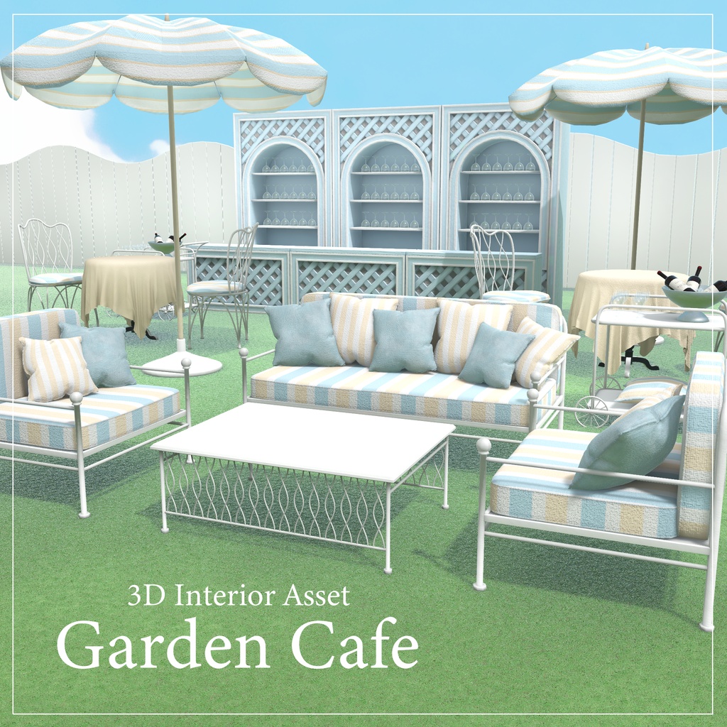 【Sale!!】Garden Cafe【5color】