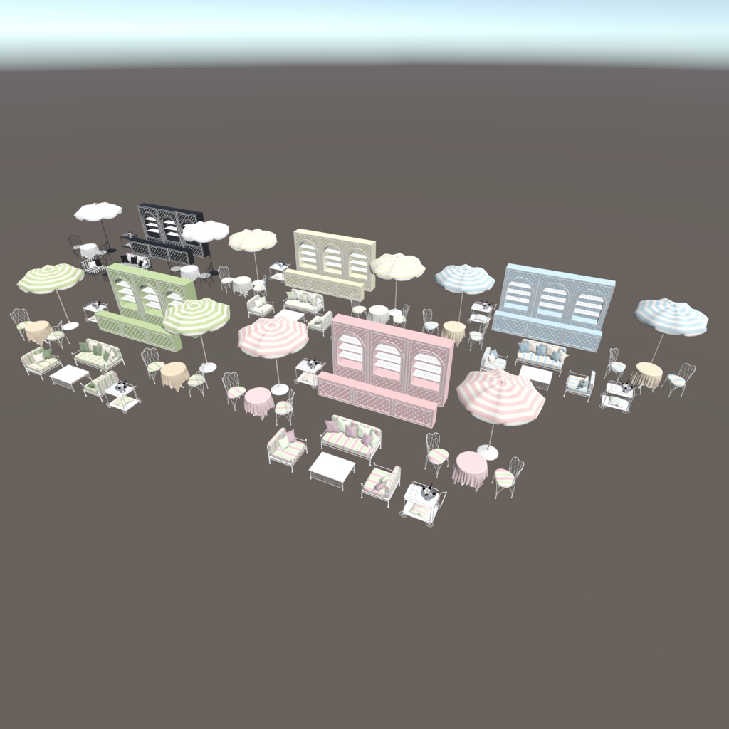 【Sale!!】Garden Cafe【5color】