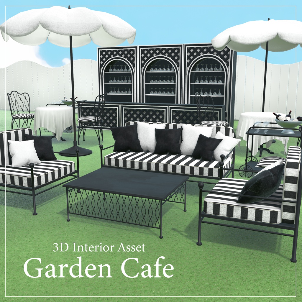 【Sale!!】Garden Cafe【5color】