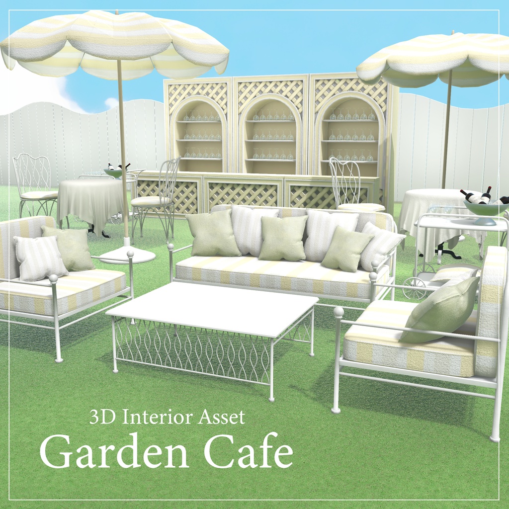 【Sale!!】Garden Cafe【5color】