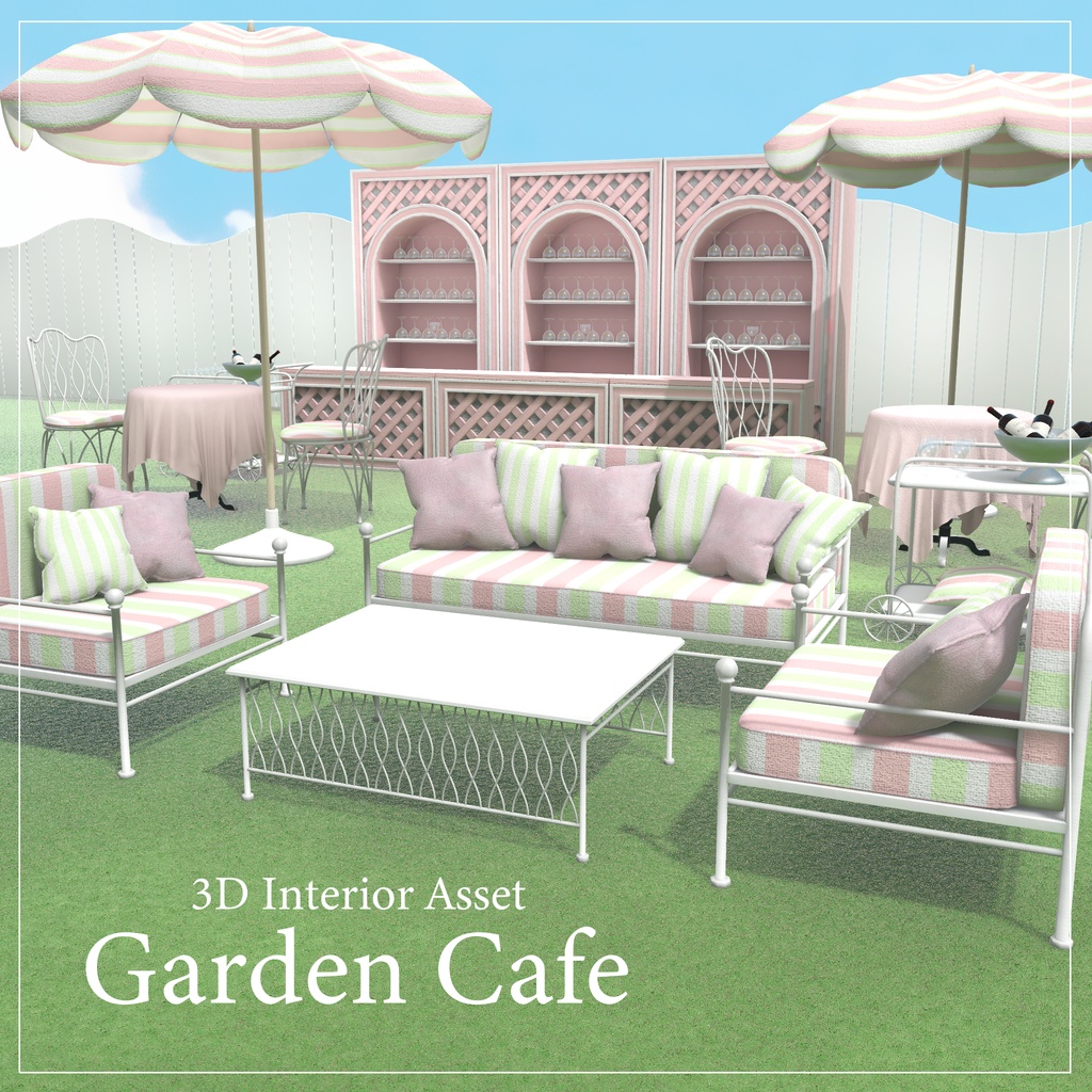 【Sale!!】Garden Cafe【5color】