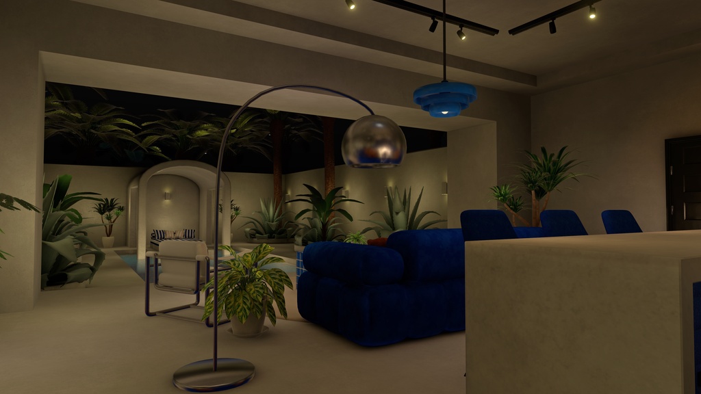【Sale!!】BLUE Midcentury