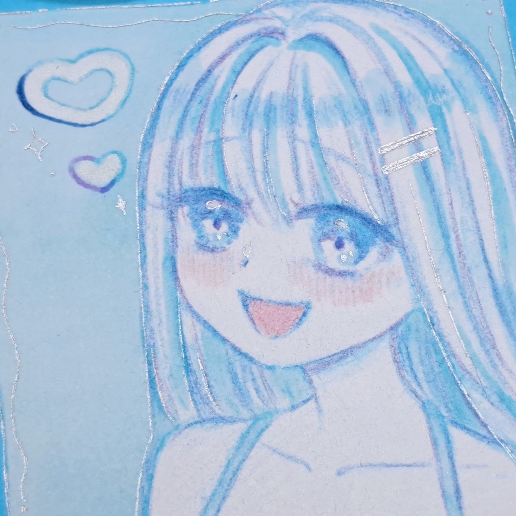 オリジナルイラスト(豆色紙/アナログ)