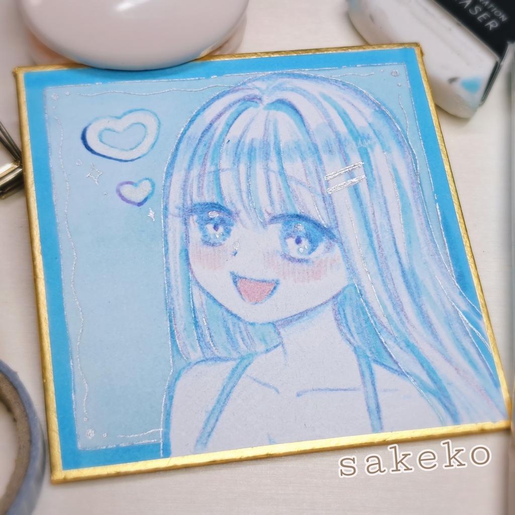 オリジナルイラスト(豆色紙/アナログ)
