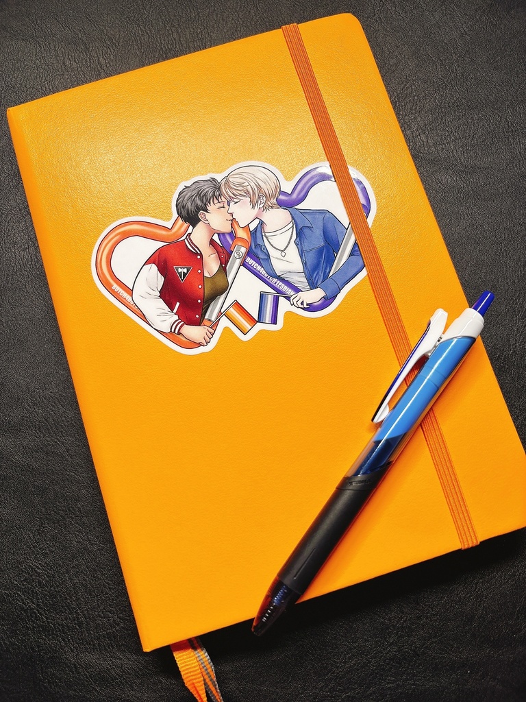 Sticker "We exist here"