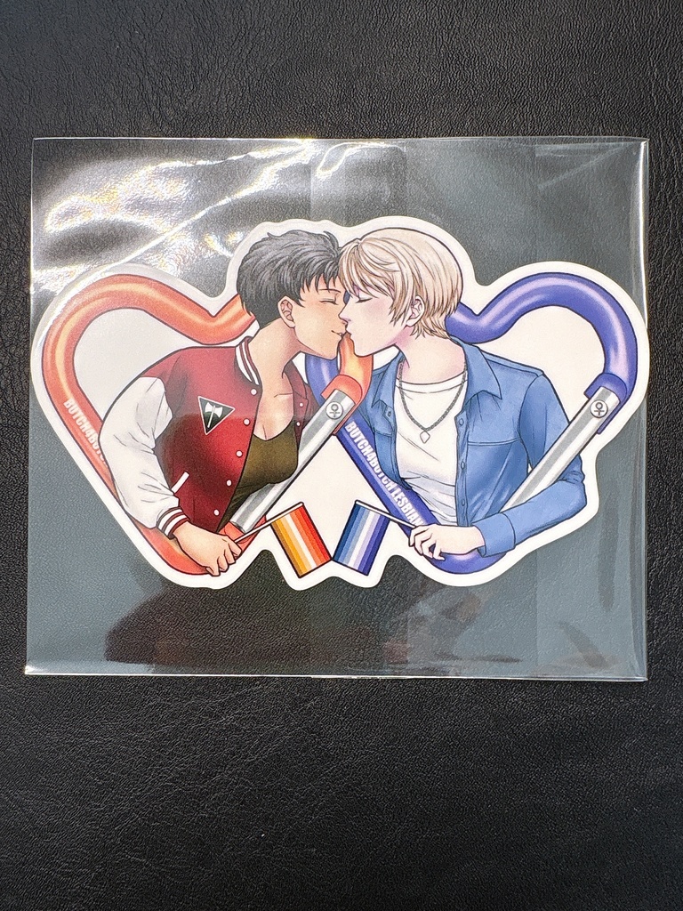 Sticker "We exist here"