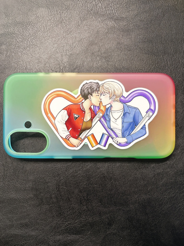 Sticker "We exist here"