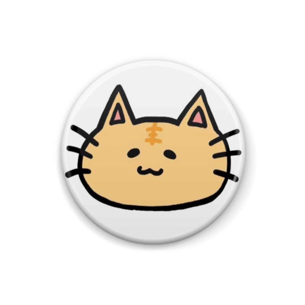 コメカミアイコン缶バッジ