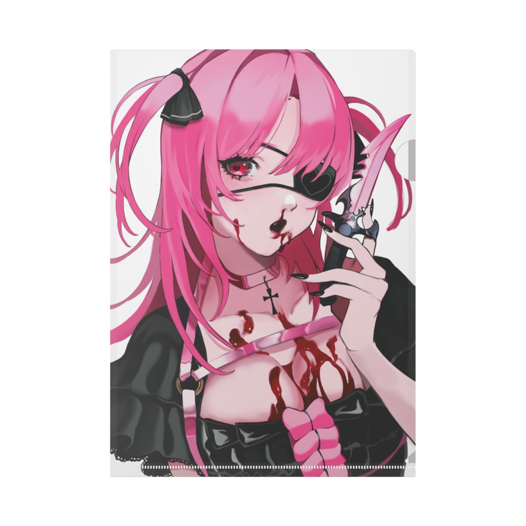 眼帯流血 クリアファイル