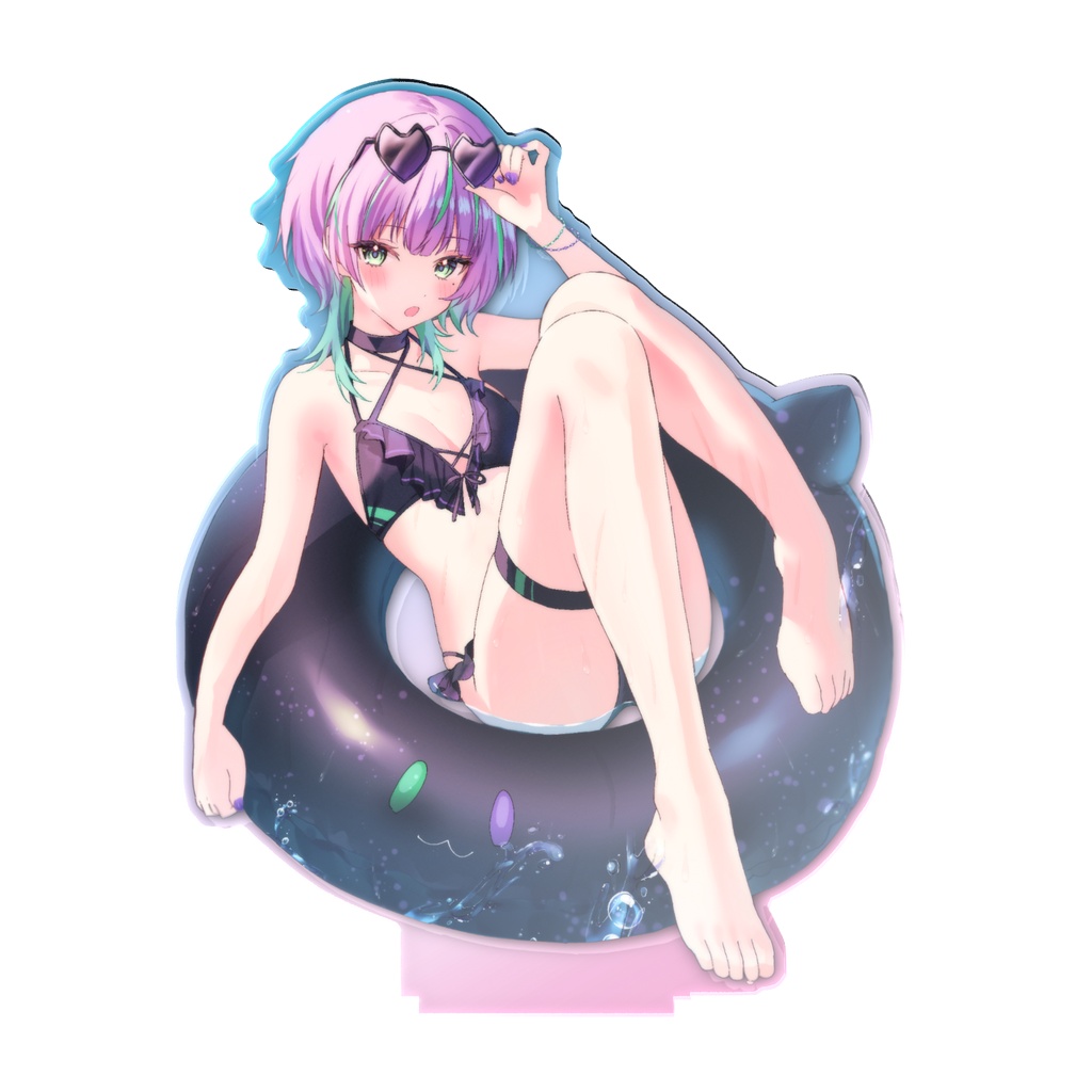 高すぎるけどかわいい水着オーロラアクスタ【サイン入り】