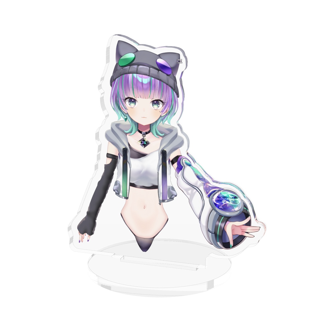 紫翠にむ 上半身アクスタ【Live2Dモデル公開記念】