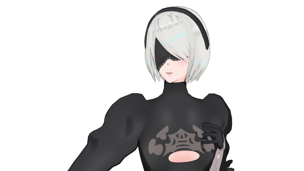 [無料] 2B {ヨルハ衣装、カイネ衣装} 3Dモデル [NieR Automata]