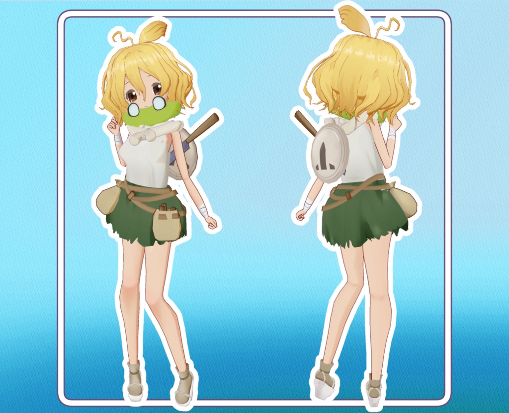 スイカ(7年後) 3Dモデル