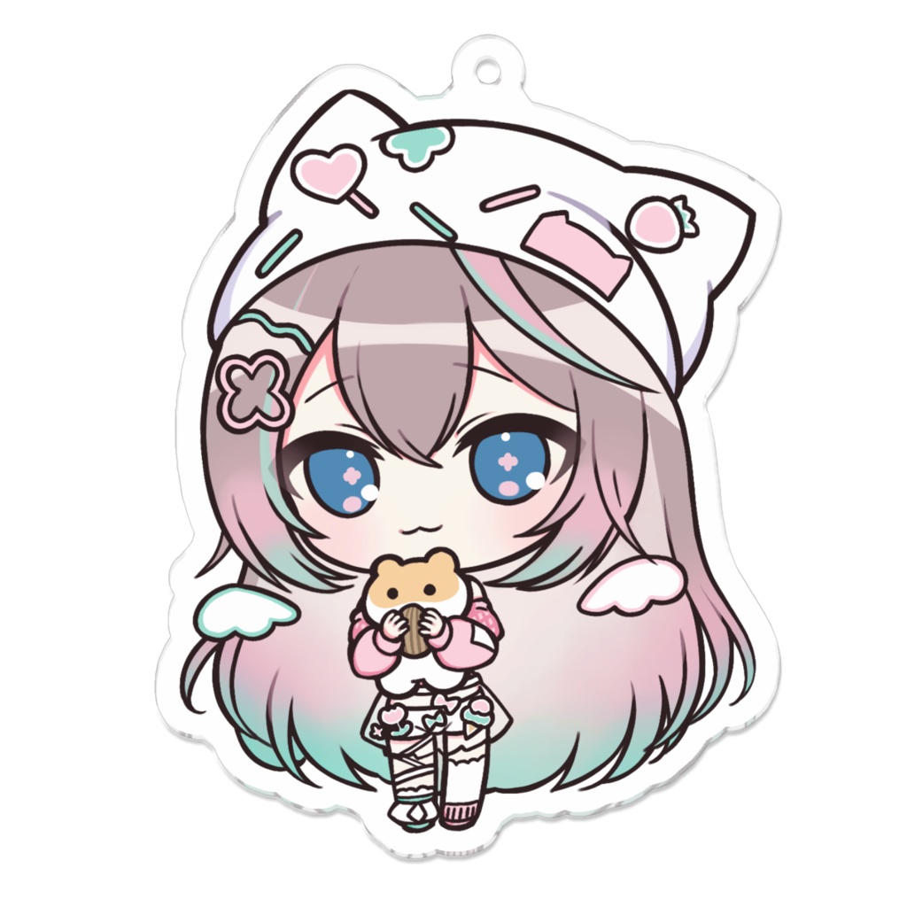 てんしかわいいアクリルキーホルダー