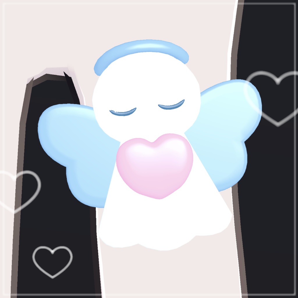 【VRC想定】えんじぇるりんぐ ꒰ঌ angel ring ໒꒱【リング】