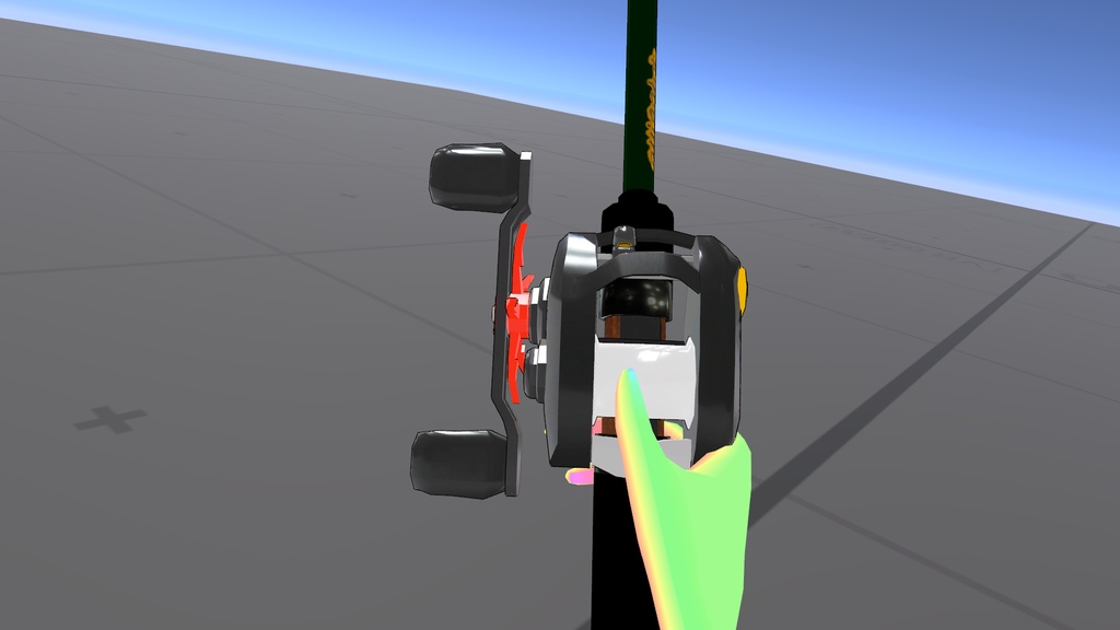 【伝説級の超究極3D小道具】気合で頑張った!フィッシングロッド&リールセット『alligator』【超PC・Quest対応】