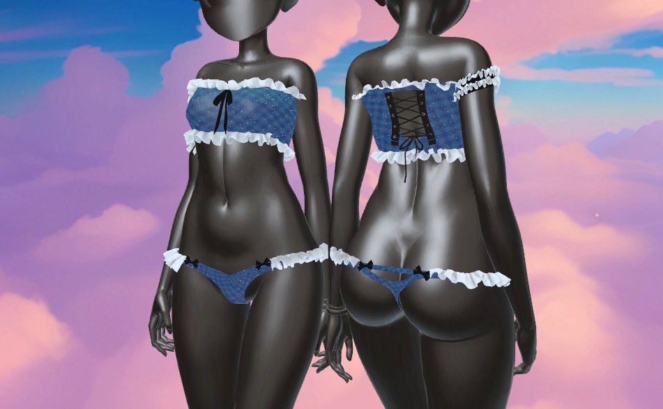 パステル・ラッフルコルセットセット(MANUKA対応)