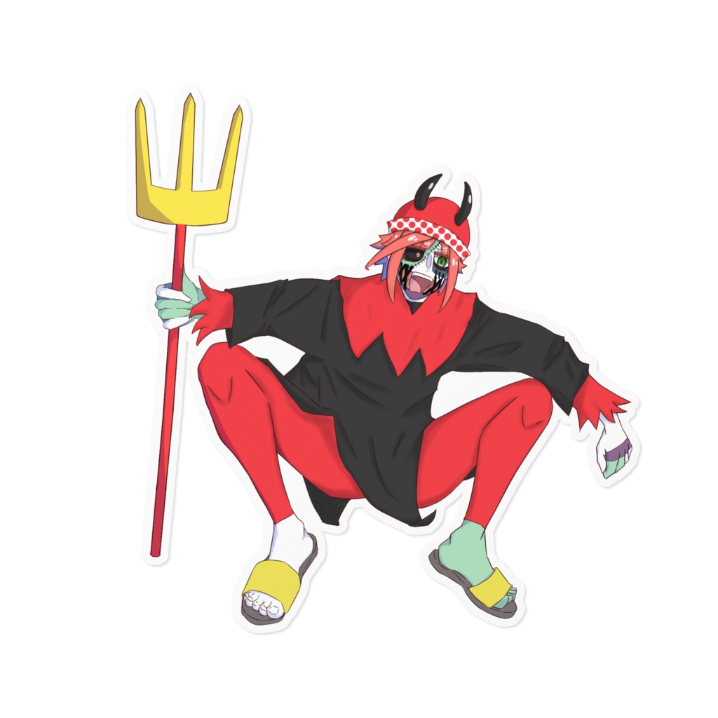 悪魔フジミさんステッカー
