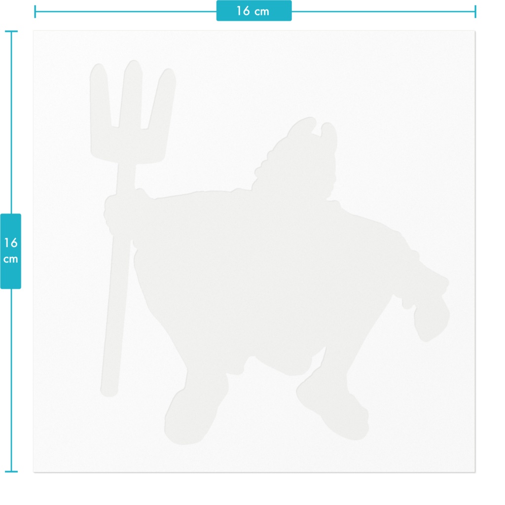 悪魔フジミさんステッカー