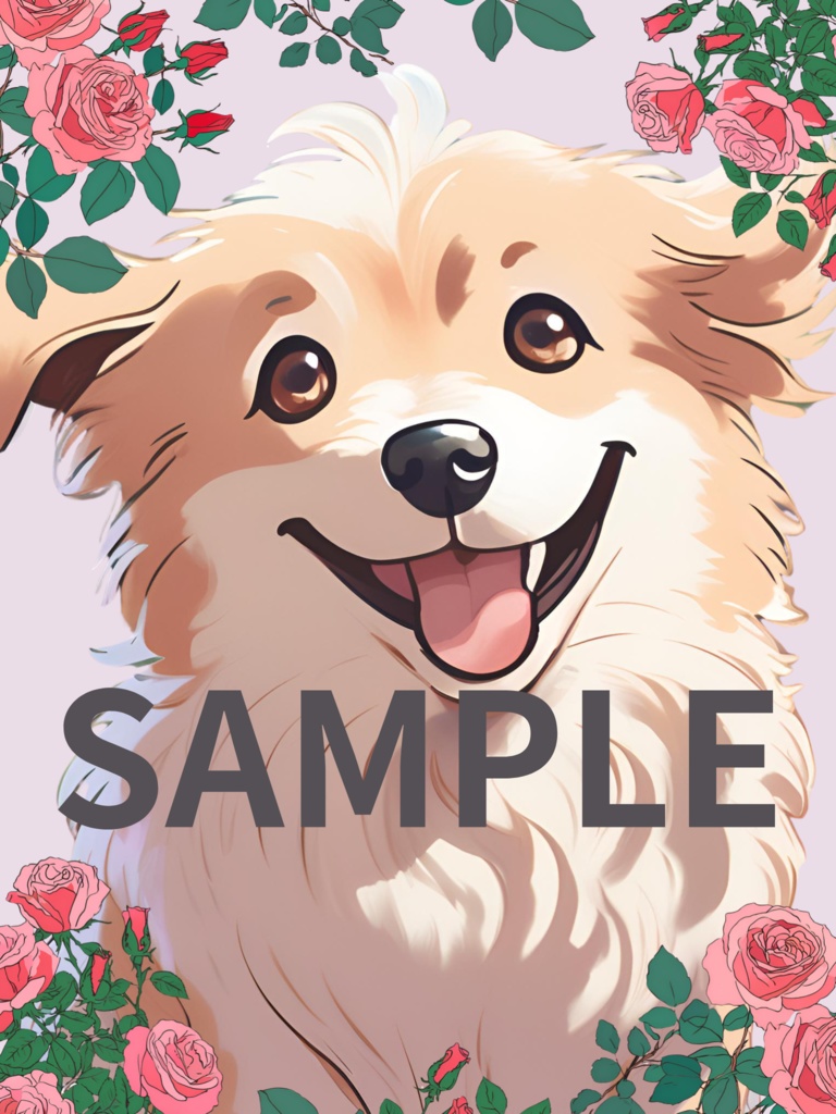 【背景枠素材】バラの枠(縦横ロゴあり3点セット)【V素材】【おはようVtuberにも◎】