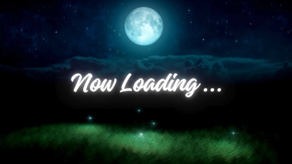 【配信者向け・18秒動画素材】夜の蛍の配信待機動画