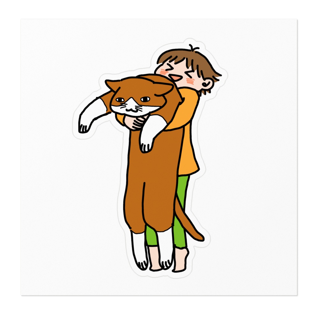 虚無猫ステッカー